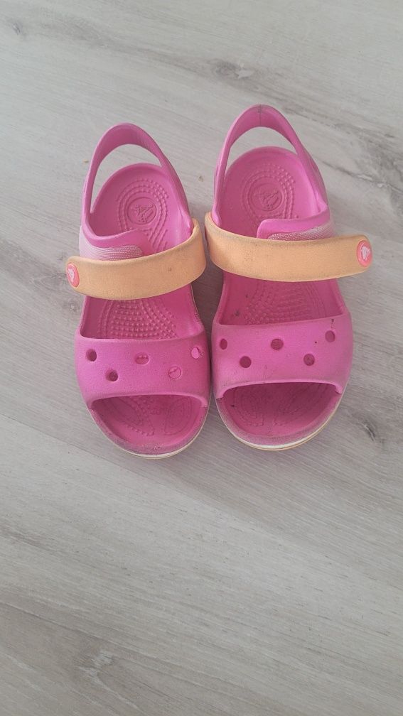 Sandalki crocs dziewczęce 10c