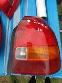 Honda Civic 6 lampa prawa tylna 3d