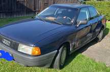 Audi 80 po kolizji