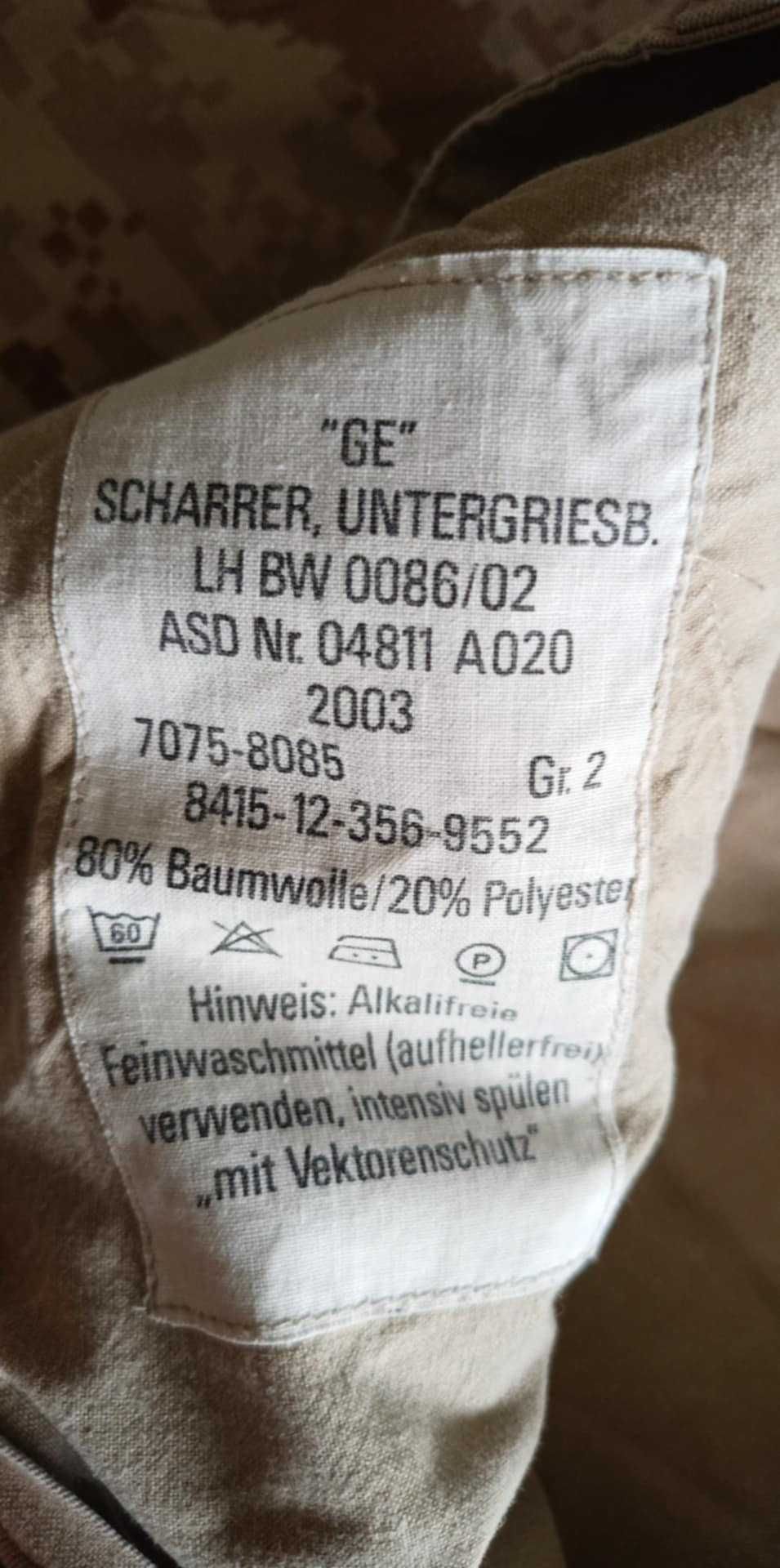 Spodnie Pustynne Bundeswehr Tropentarn Afganistan rGR2 pas84