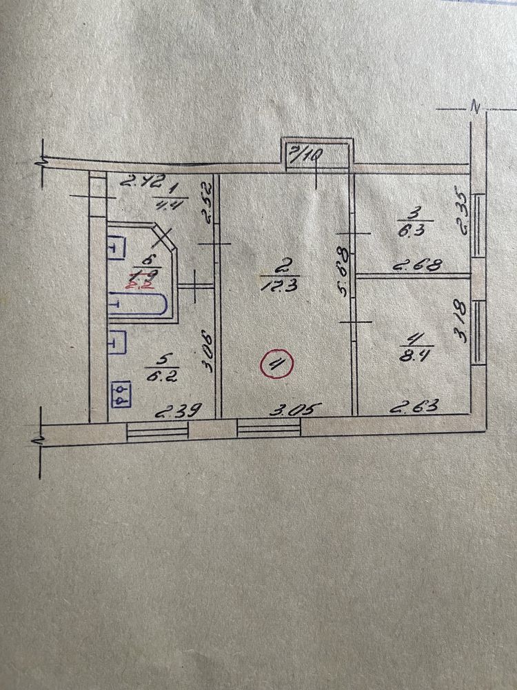 Продам 3 комнатную квартиру