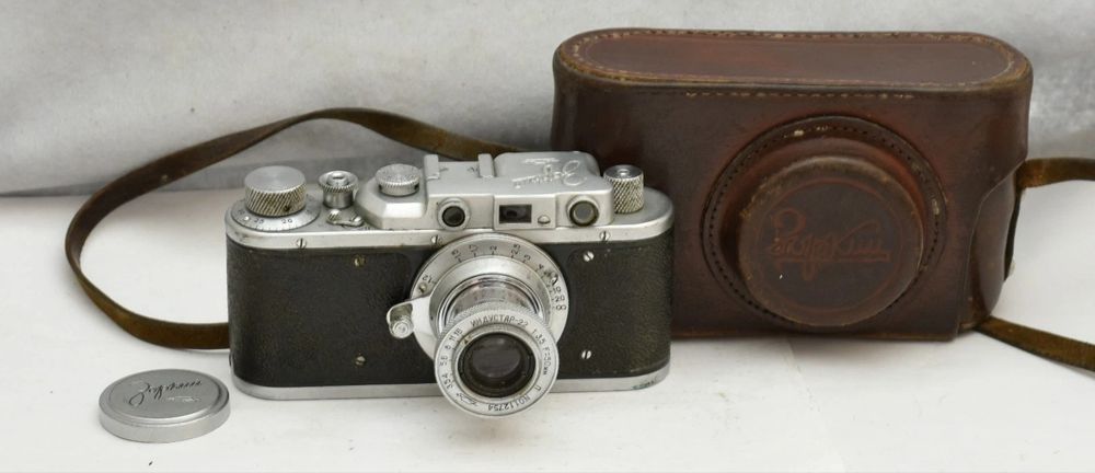 Zorki-1 z obiektywem Industar 22 50mm f/3,5