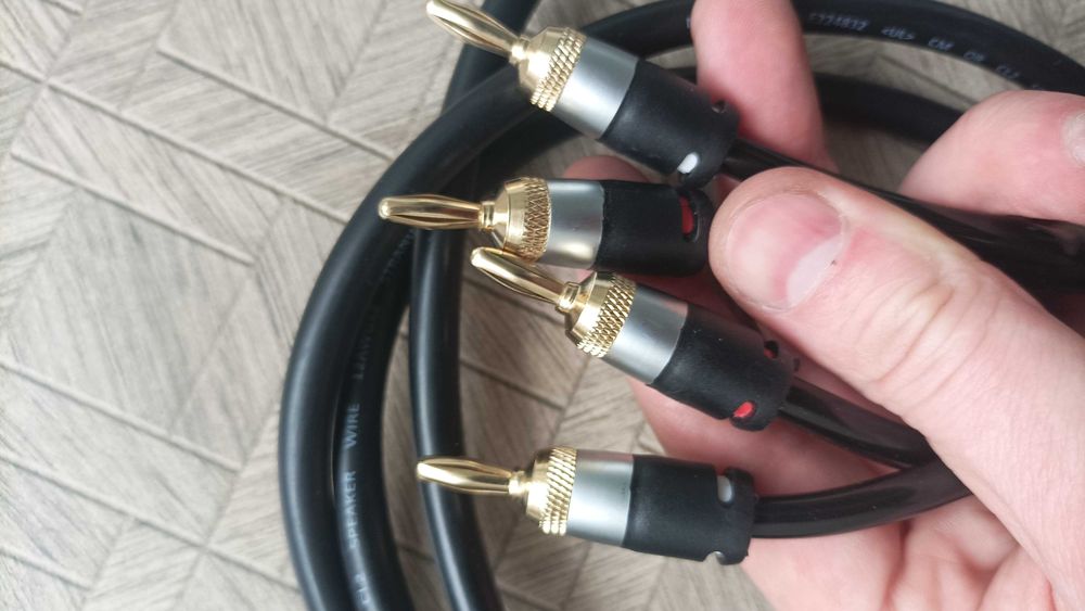 Акустичний/Аудіо кабель (банан) Mediabridge 12AWG Speaker Cable 1,8м.