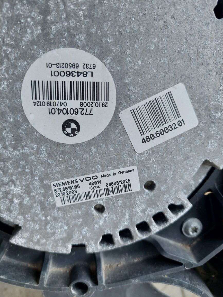 wentylator elektryczny chlodnicy bmw e60 e61 e63 e64