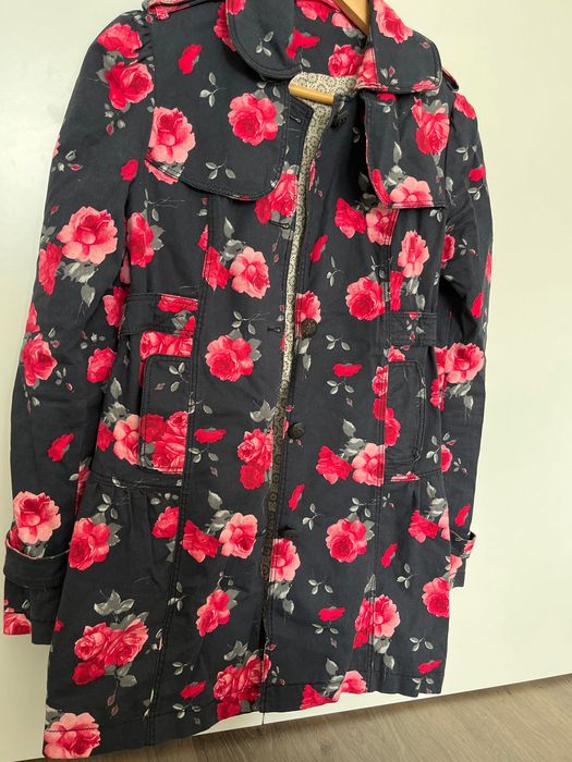 Casaco tipo sobretudo de meia estação da Fornarina