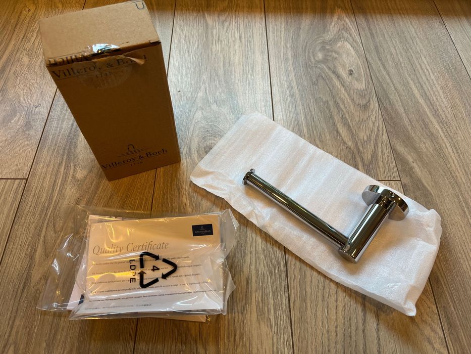 Villeroy & Boch Elements Tender uchwyt na papier toaletowy chrom