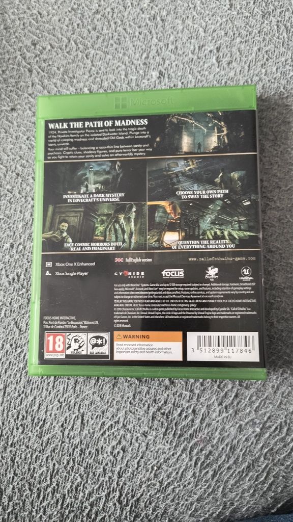 Xbox One Call of Cthulhu