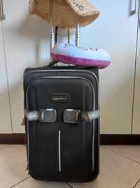 Torba podróżna kewlar walizka  rozszerzana kabinowa kabinówka skórzana