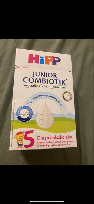 Sprzedam mleko modyfikowane hipp 5 cena 25 za opakowanie