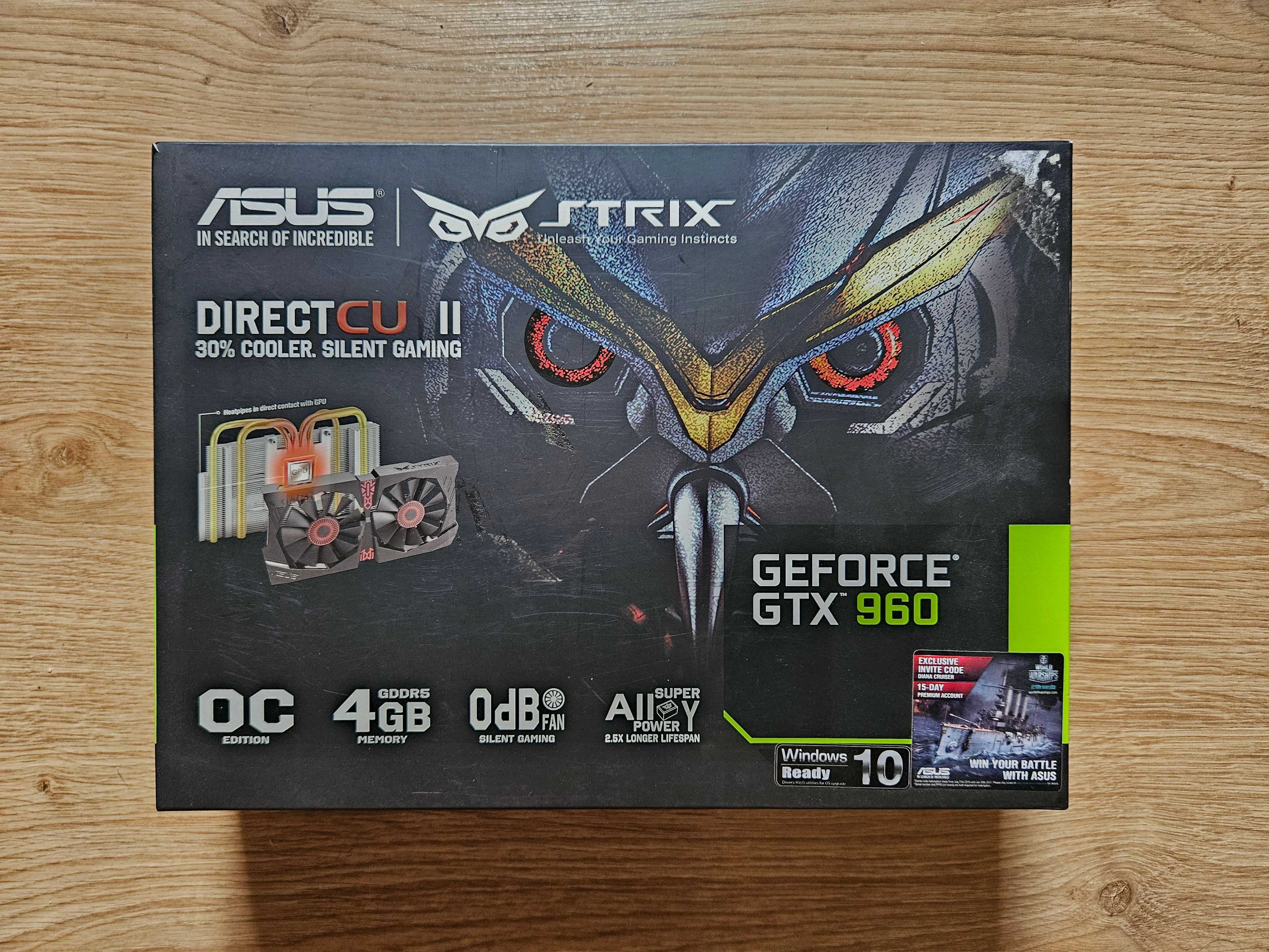 Placa gráfica Asus Strix Geforce GTX960 4GB