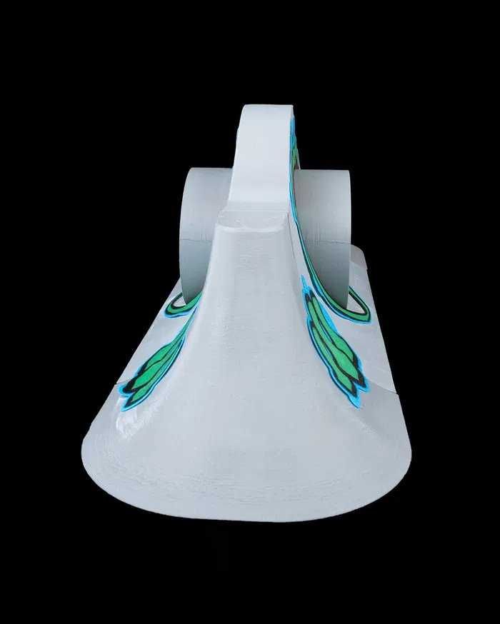 Rampa com tubo - mini Parque skate de dedos | impressão 3D Bus