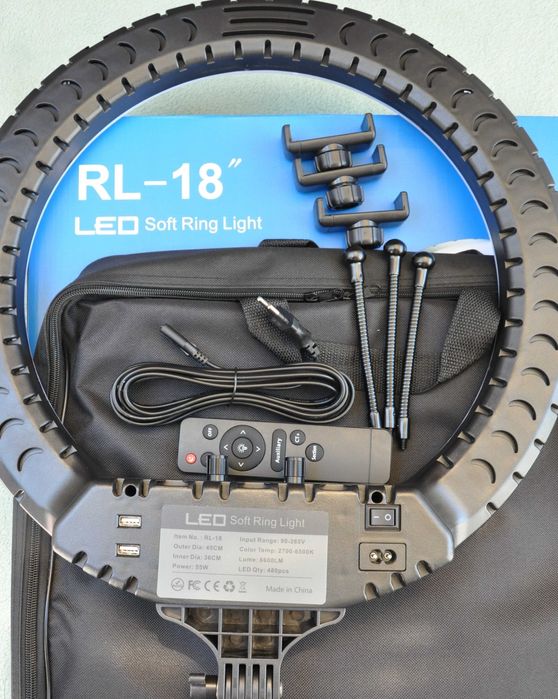 Оригинальная кольцевая лампа рл 18 лед лампа визажиста в салон