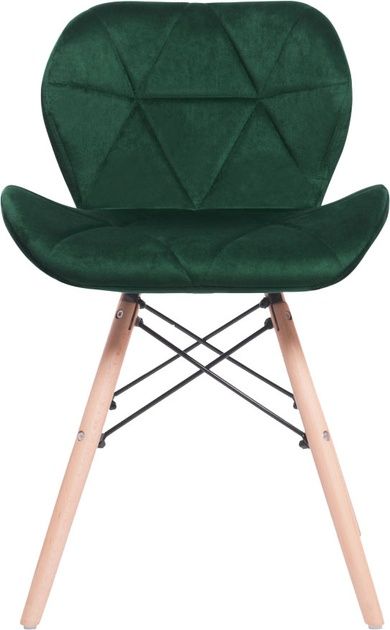 Стілець для кухні та вітальні GT RACER X-D27 Velvet Dark Green