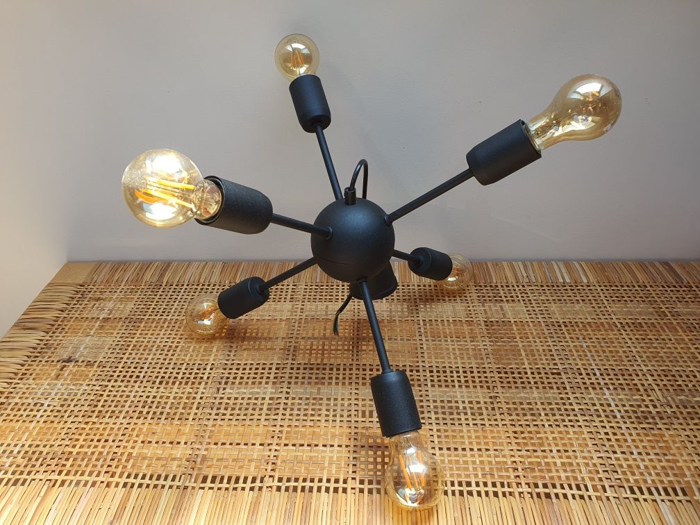 Lampa wisząca VANVERK BALL czarna