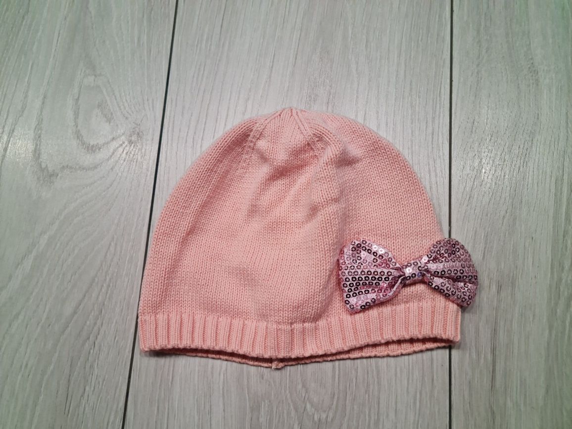 Wiosenna czapka dla dziewczynki, rozmiar 52