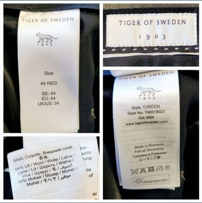 Wełniane eleganckie spodnie garniturowe premium