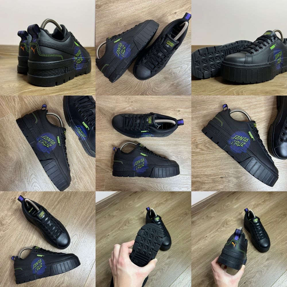 Продам БОМБЕЗНІ жіночі шкіряні кросівки Puma Mayze x Santa Cruz