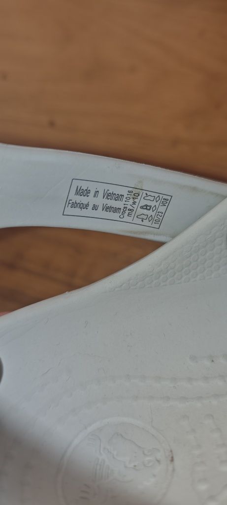 Crocs серые унисеекс, оригинал, размер m8/w10