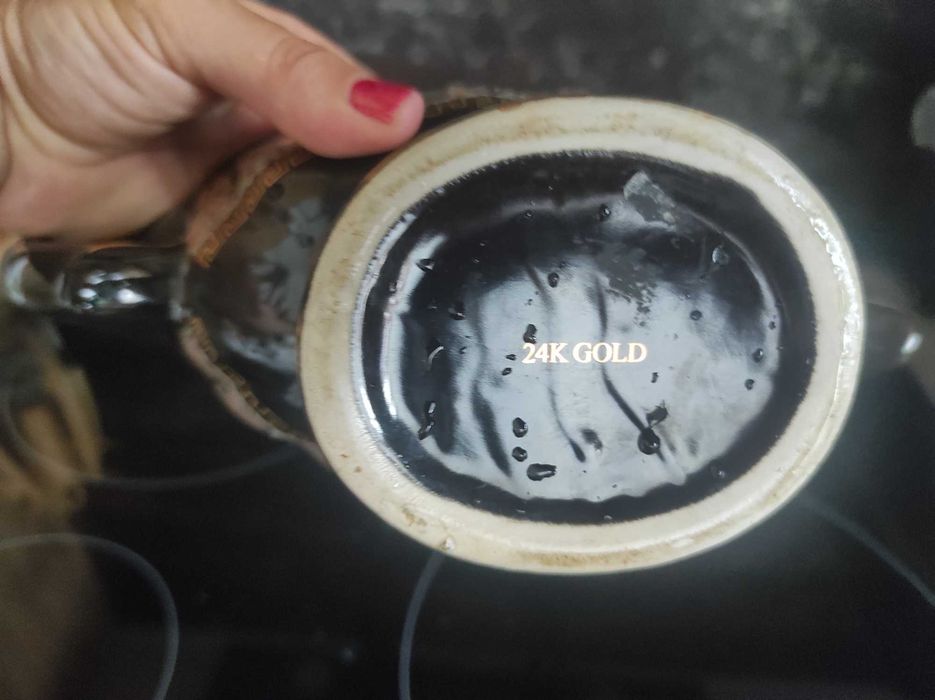 Конфетница греция с позолотою 24 K Gold