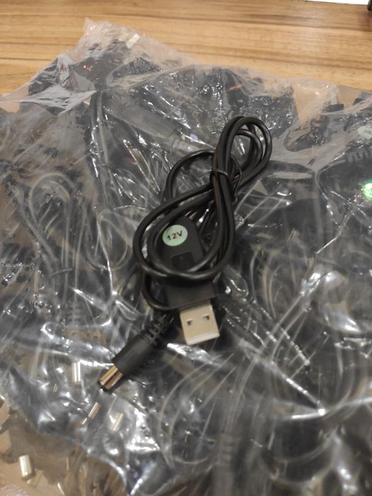 Кабель для роутера и модема інтернету від повербанку / 9В  12В
