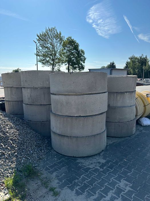 Sprzedam kręgi betonowe Ø1200 mm – solidne, wysokiej jakości