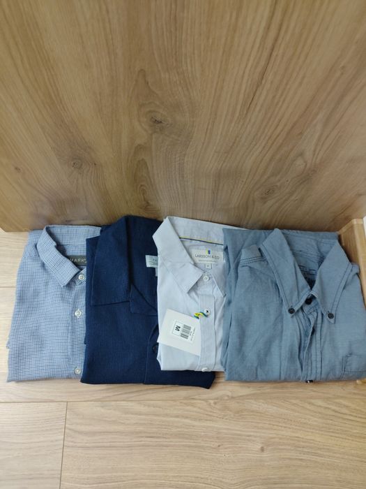 Koszule męskie 4 sztuki M