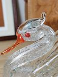 Szklana Figurka Pelikana - Styl Murano