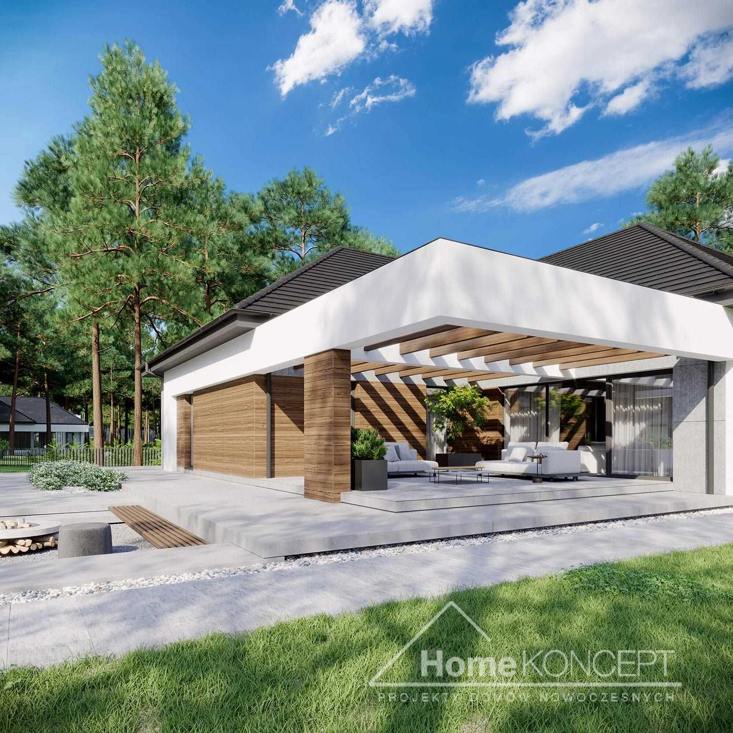 Projekt Domu Homekoncept 26/6 170m2 ,63m2 garażu