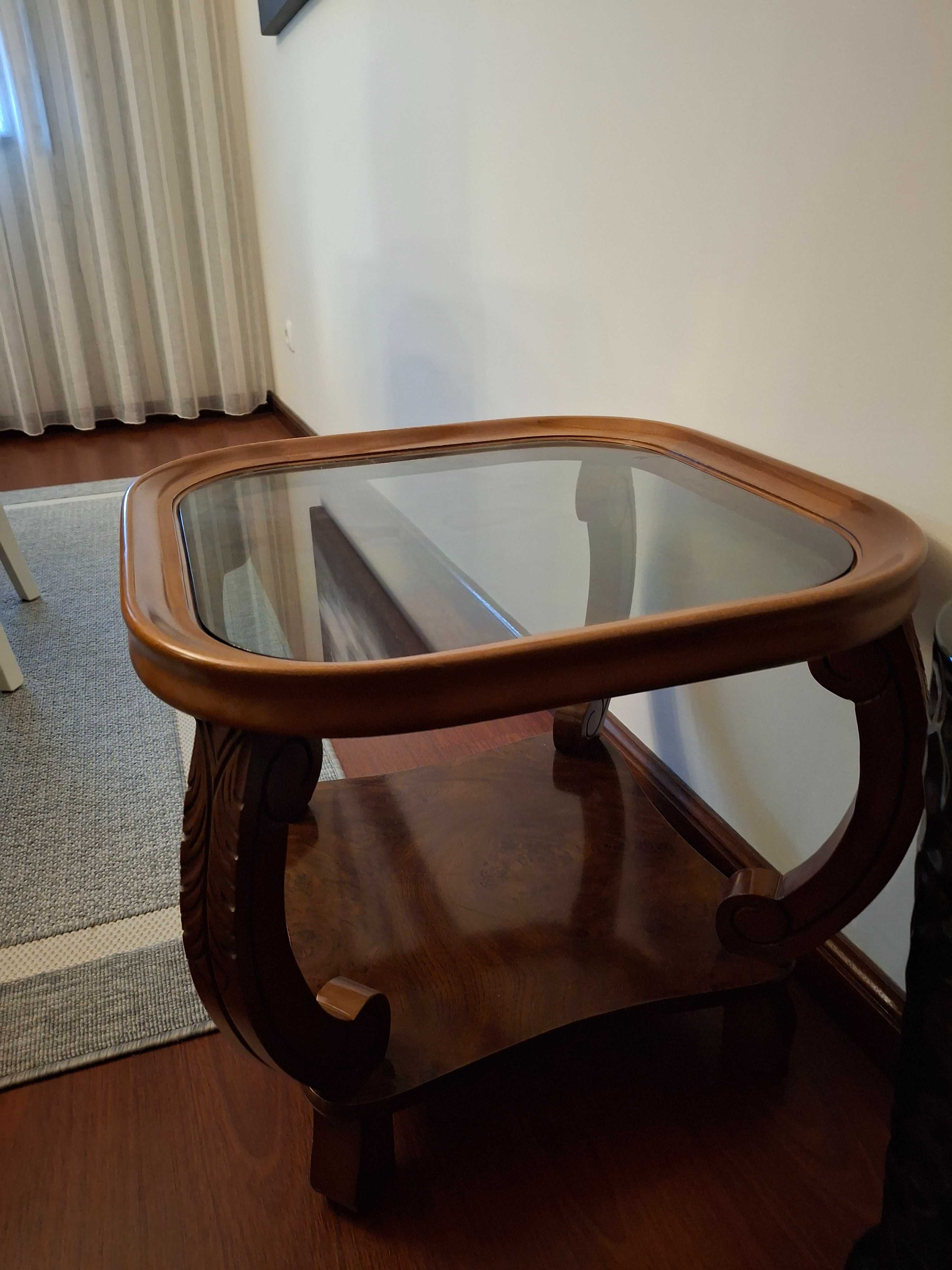 Mesa sala estar madeira