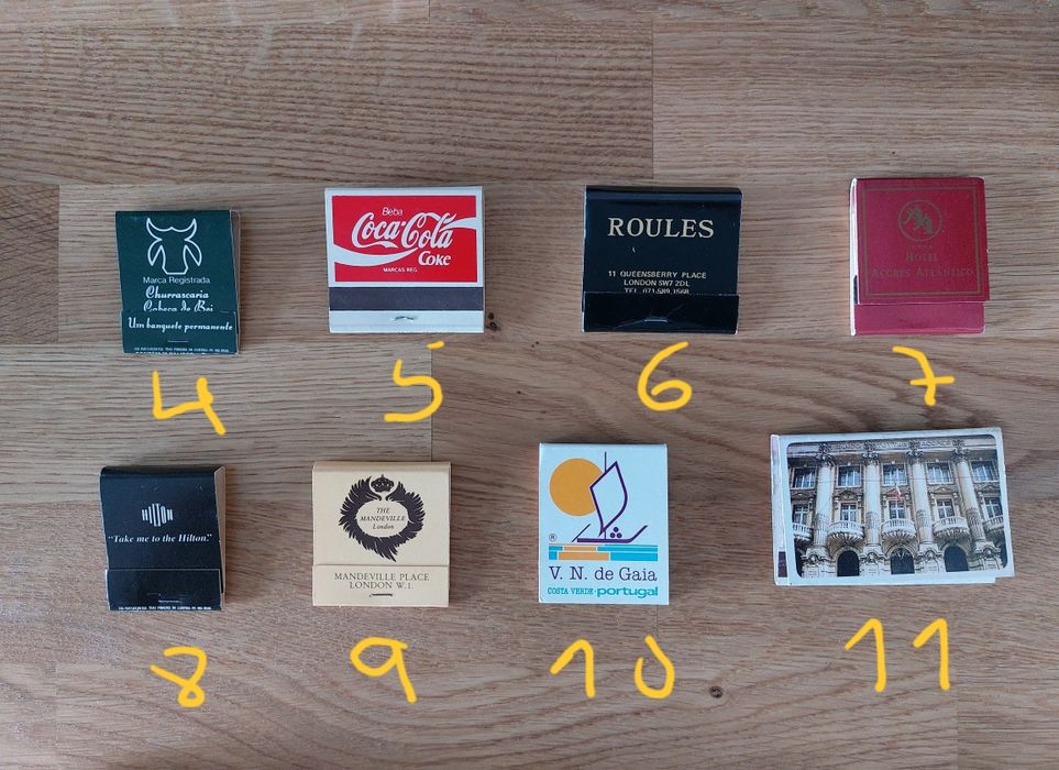 Caixas de fósforos publicitárias