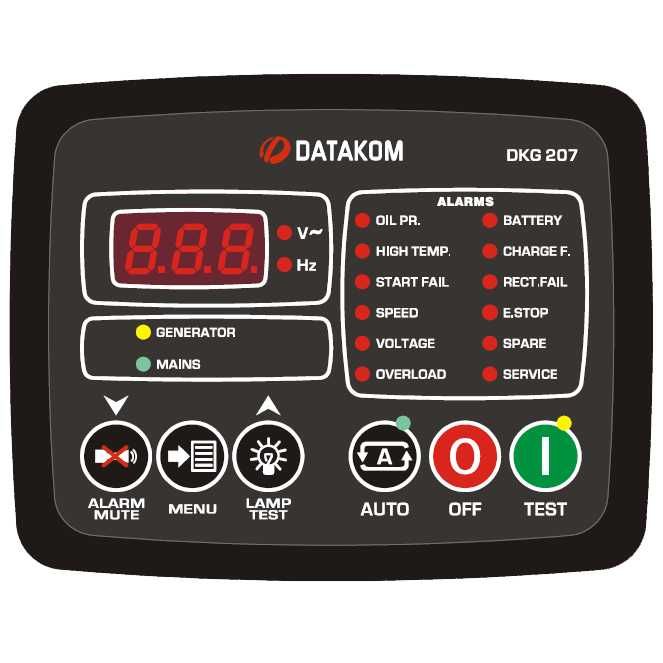 контролер запуску генератора datakom 207