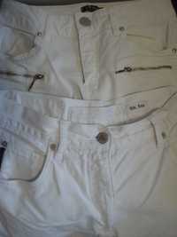 Белые штаны джинсы