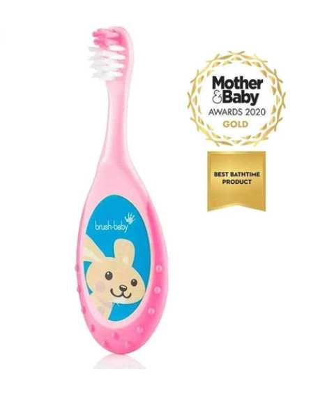 Дитяча зубна щітка Brush-Baby FlossBrush 0 до 3 років (2 шт)