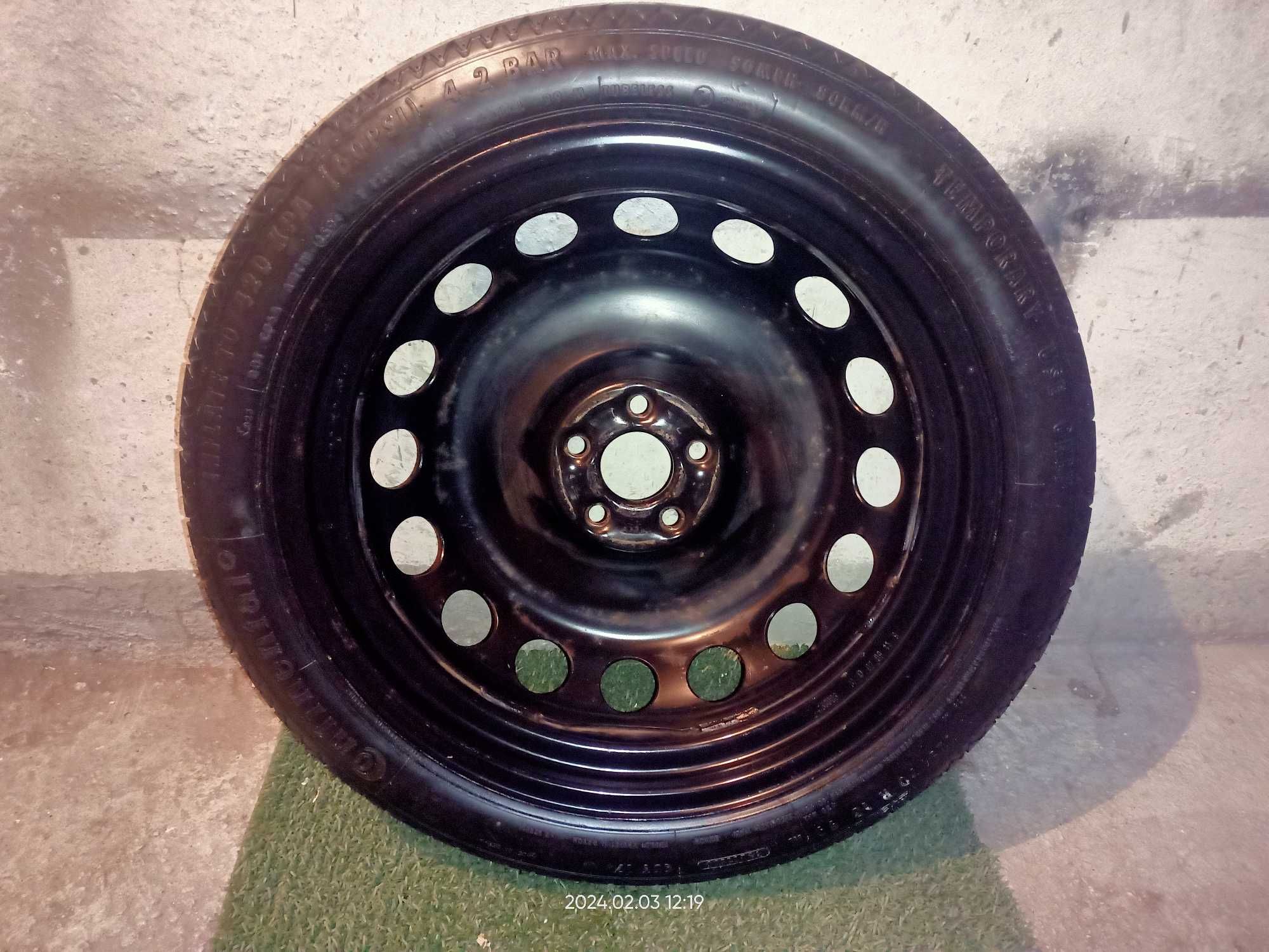 Koło dojazdowe 125/70 r 18