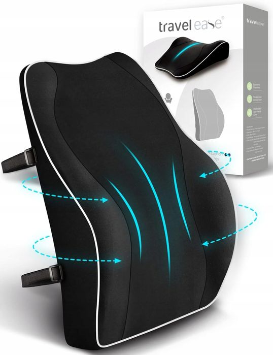 Ergonomiczna poduszka pod plecy z pianki memory