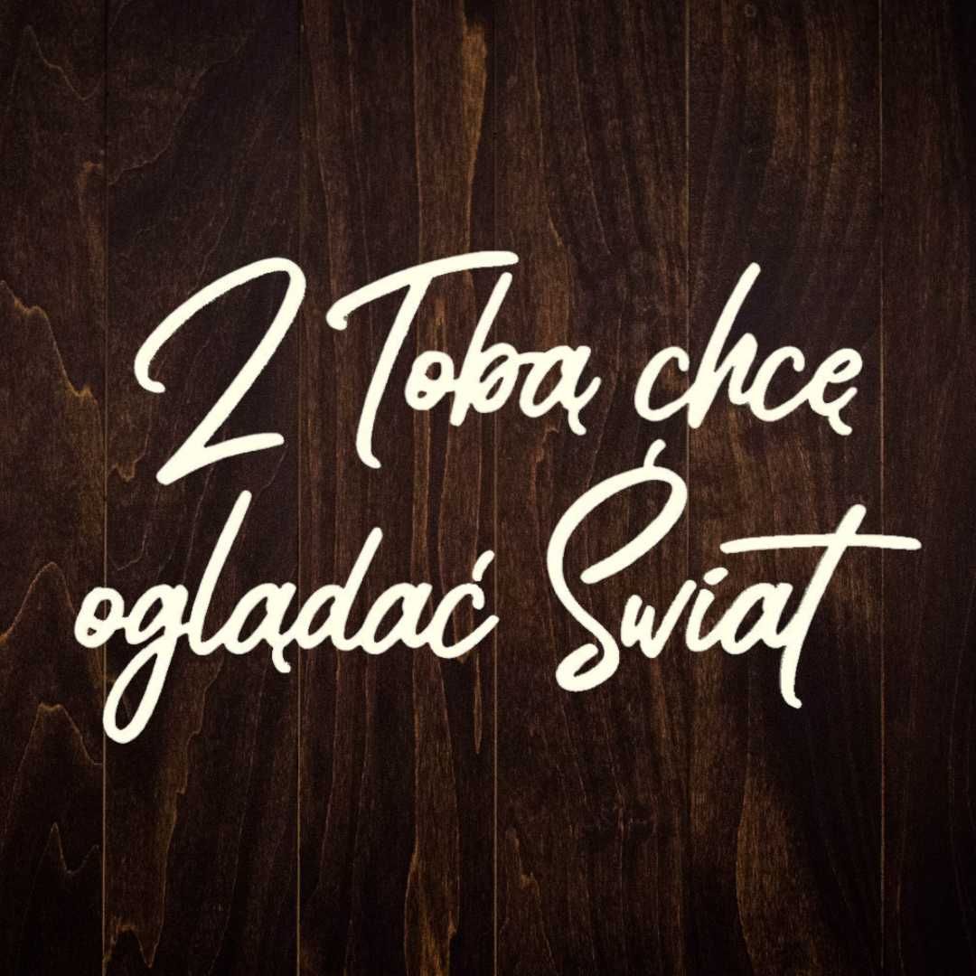 To była nasza wspólna decyzja napis led ledon neon