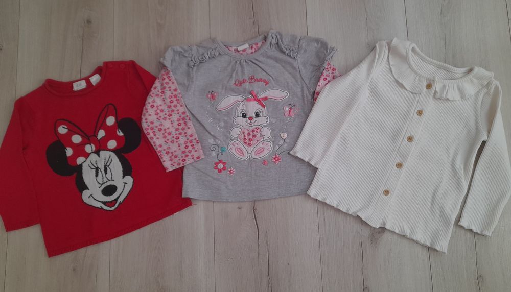 Одяг на дівчинку 80-86 см, джинси, кофта, вітровка