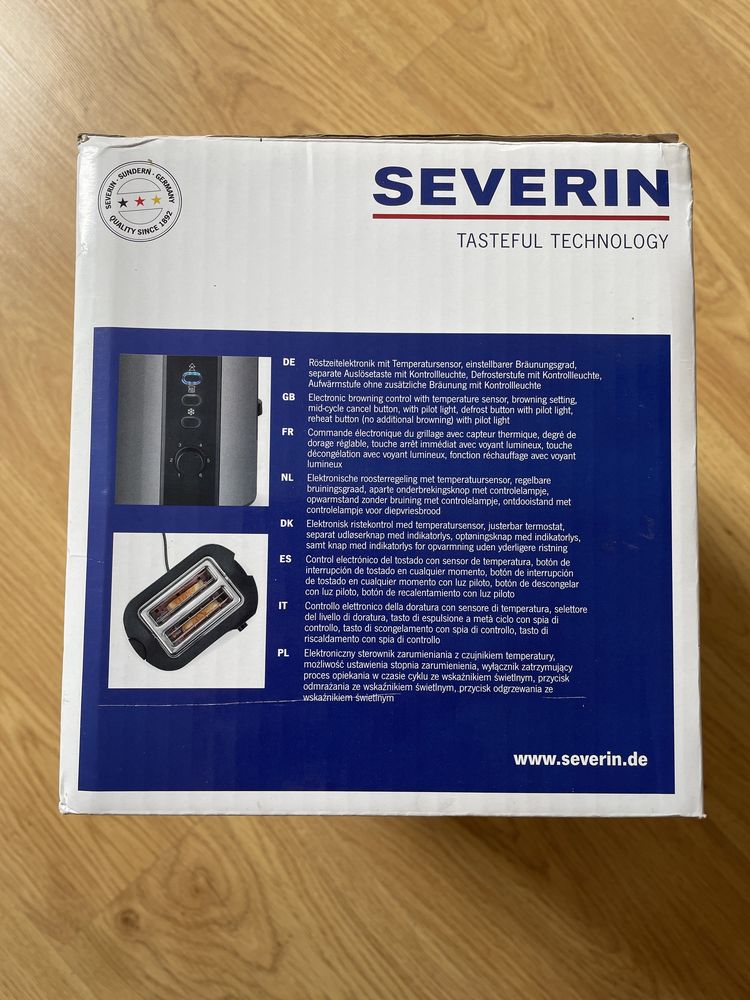 Severin toster AT 9541 srebrny