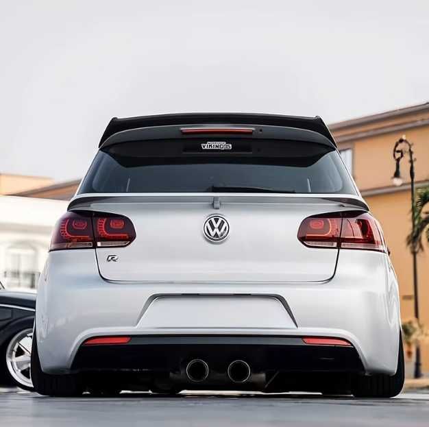 Golf 6 GTI GTD R Lotka Dokładka Spoiler Czarny Połysk