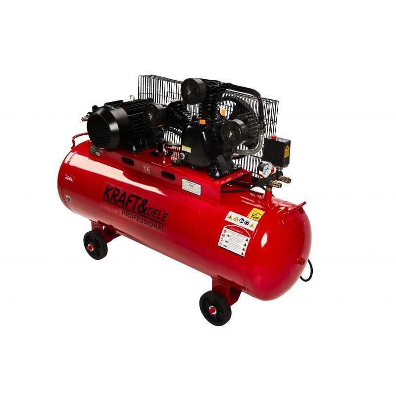 Kompresor sprężarka 200L 3tłoki400V 5,6KM 660l/min KD1474 +SEPARATOR