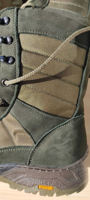 Тактические зимние ботинки / утеплённые на флисе  (olive)