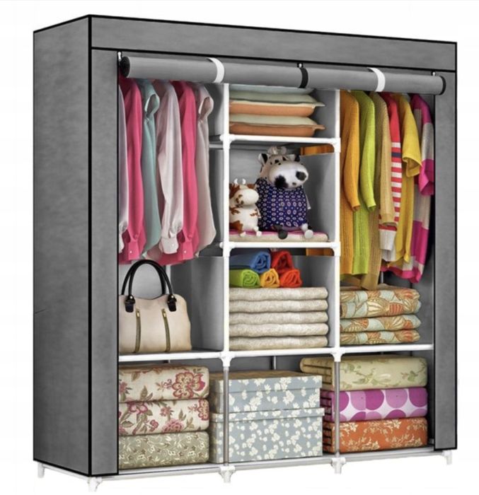Tekstylna szafa na ubrania