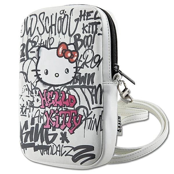 Torebka Hello Kitty Graffiti Kitty Head - biała
