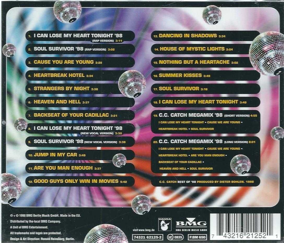CD C.C. Catch - Best Of '98 (1998) (Hansa)