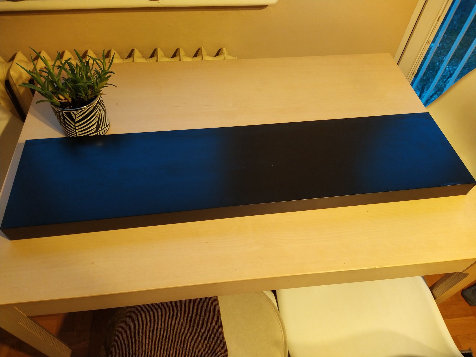 Półka wisząca IKEA Lack 110x26 czarna