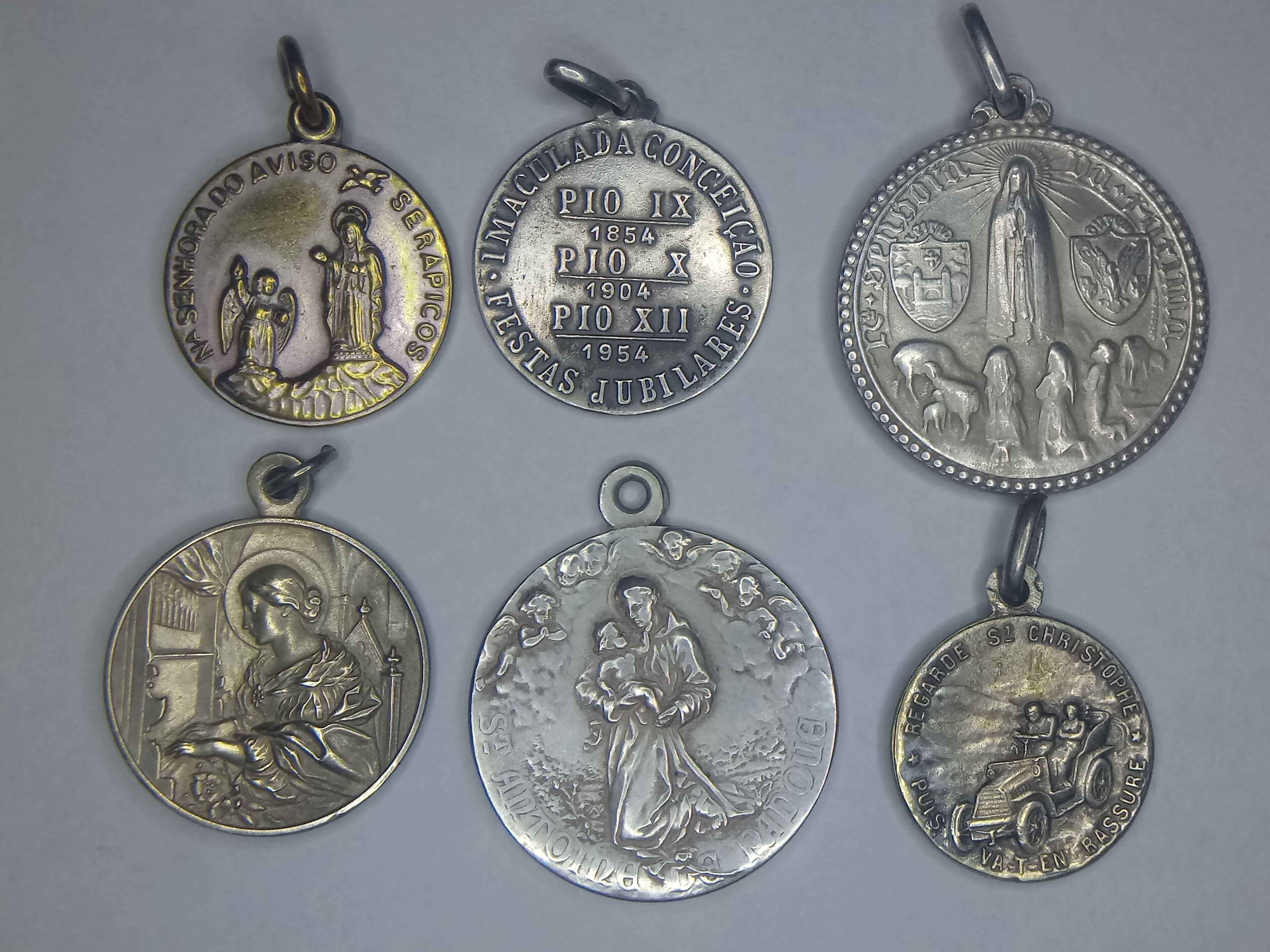 Medalhas religiosas antigas