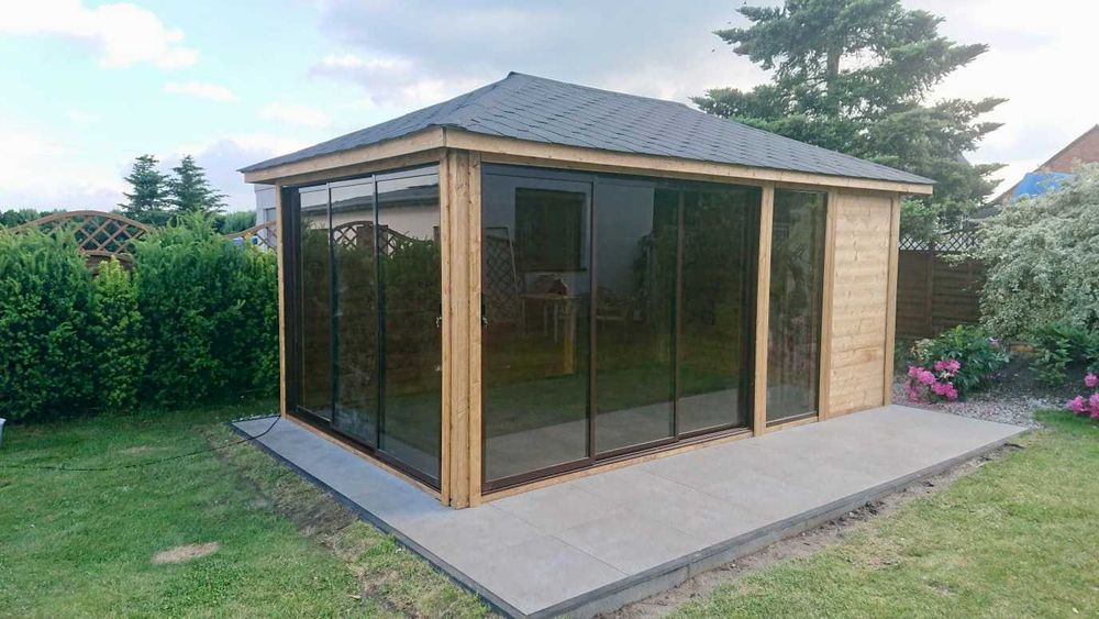 Altana Fiesta 5.0x3.0m nowoczesna przeszklona ogrodowa OD PRODUCENTA!