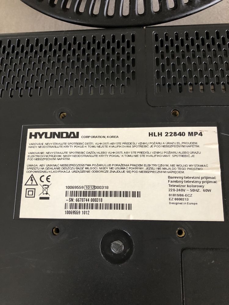 TELEWIZOR LCD HYUNDAI 22”cali hdmi HLH 22840 MP4