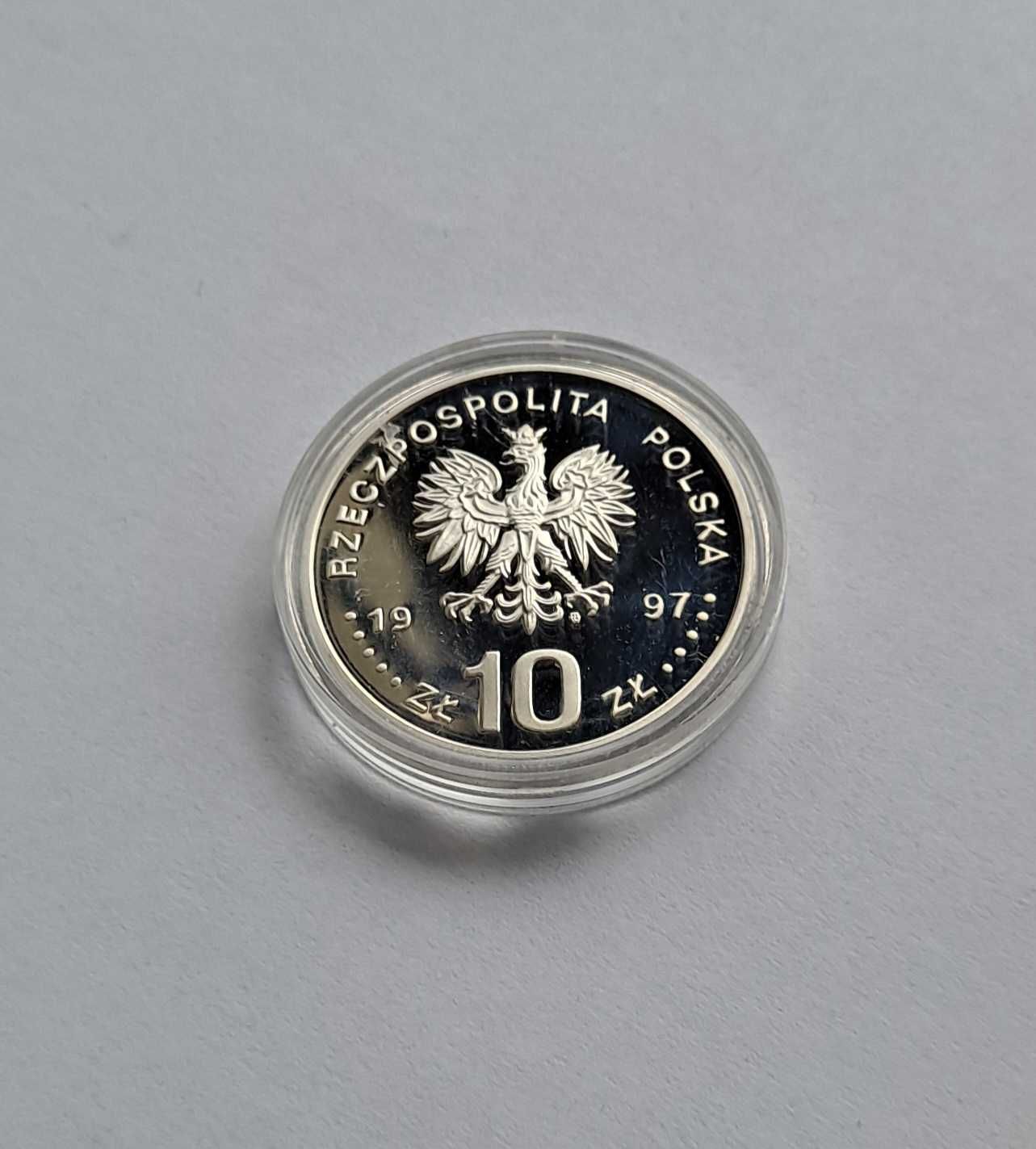 Moneta srebrna 10 zł 1000-lecie  śmierci św. Wojciecha 1997