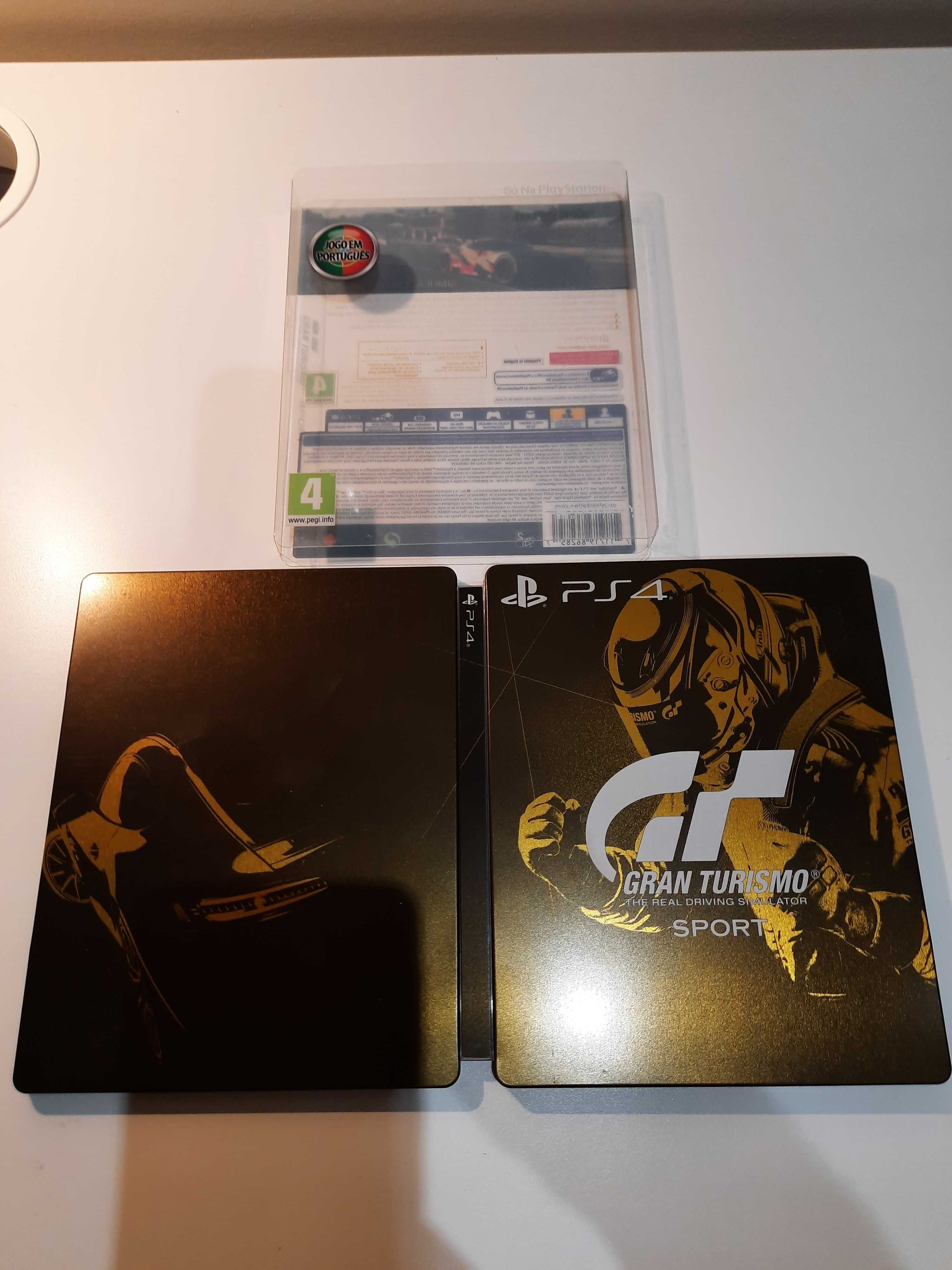 Jogo colecionador PS4 Gran Turismo Sport